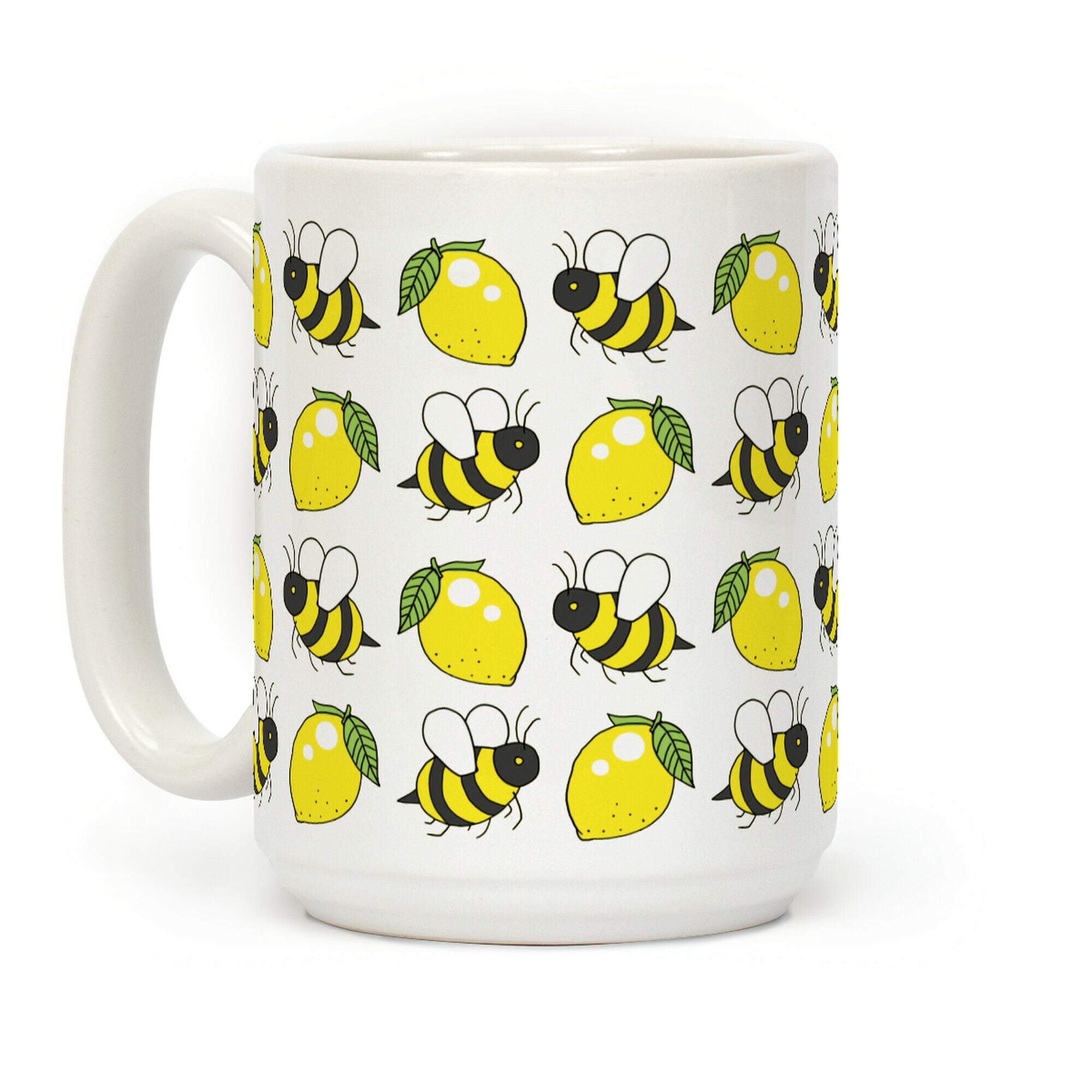Lemon and Bee Coffee Mug